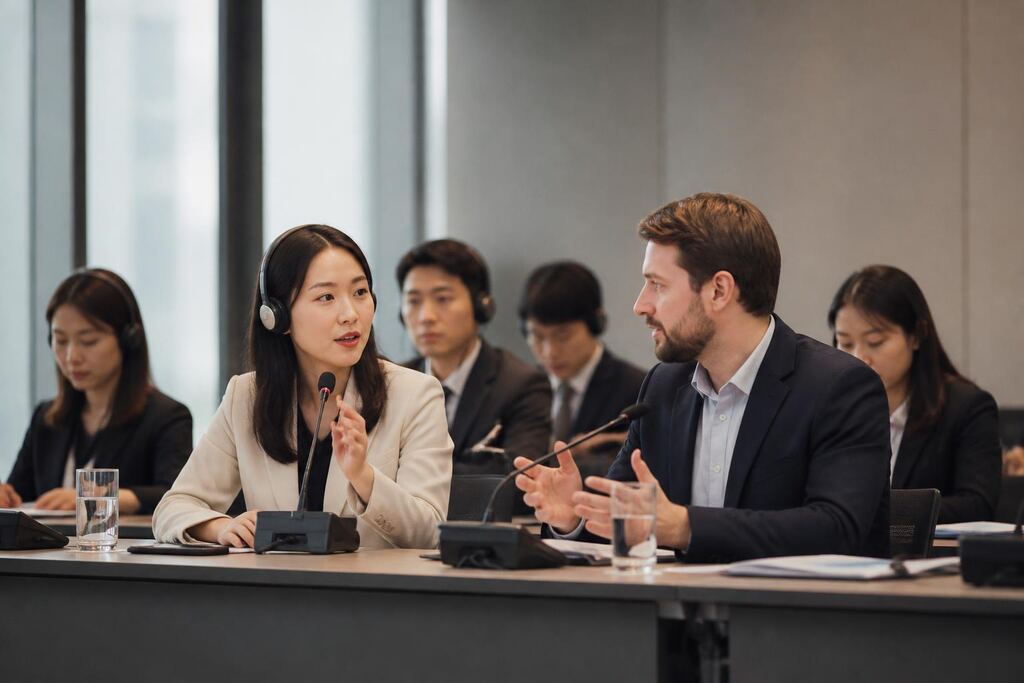 서울 강서구 회의·행사통역 이미지