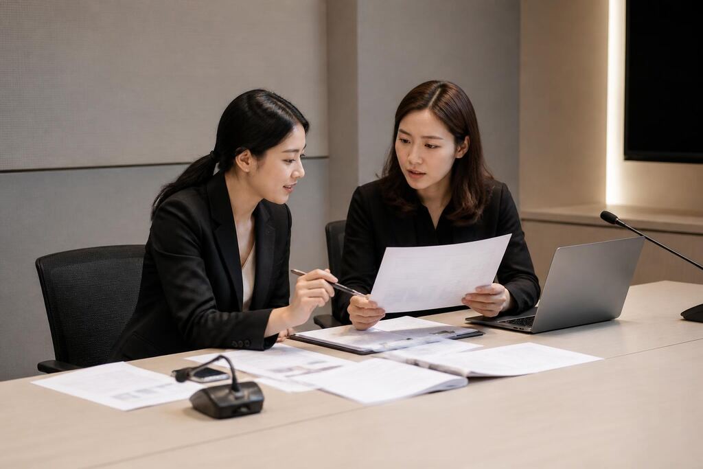 서울 강남구 회의·행사통역 작업 범위와 현장 조건 이미지