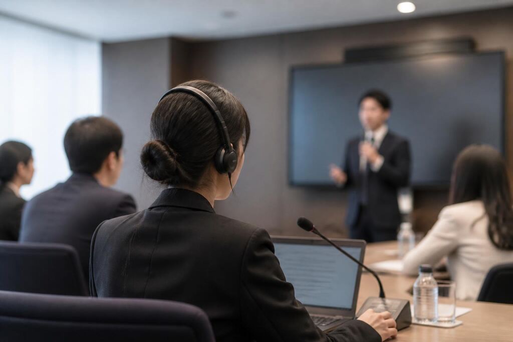 서울 동대문구 동시·순차통역 이미지