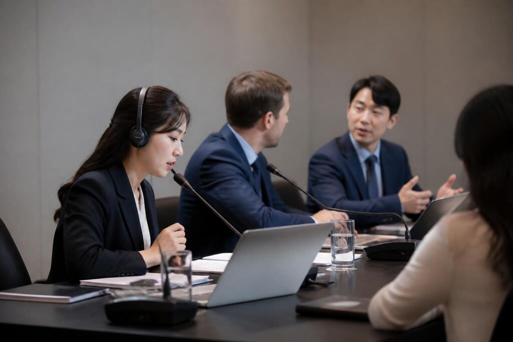서울 강북구 동시·순차통역 이미지