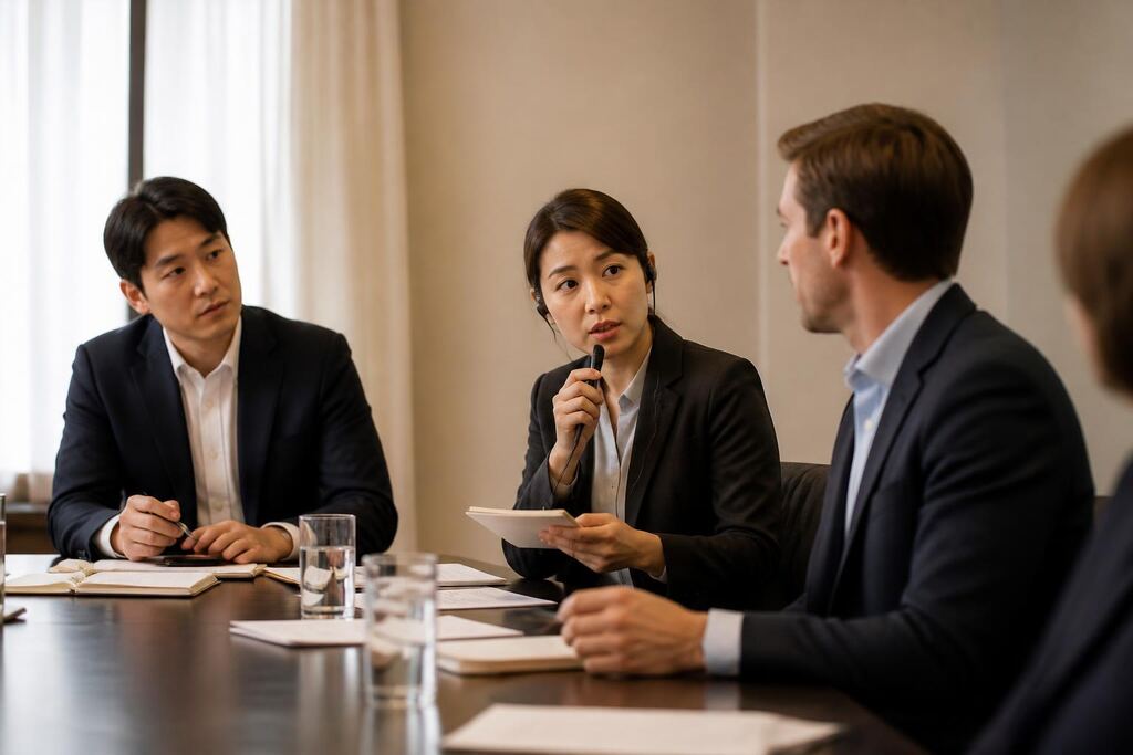 서울 강북구 동시·순차통역 작업 범위와 현장 조건 이미지