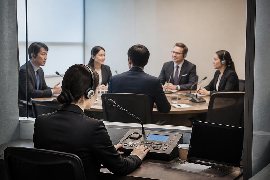 서울 노원구 동시·순차통역 이미지