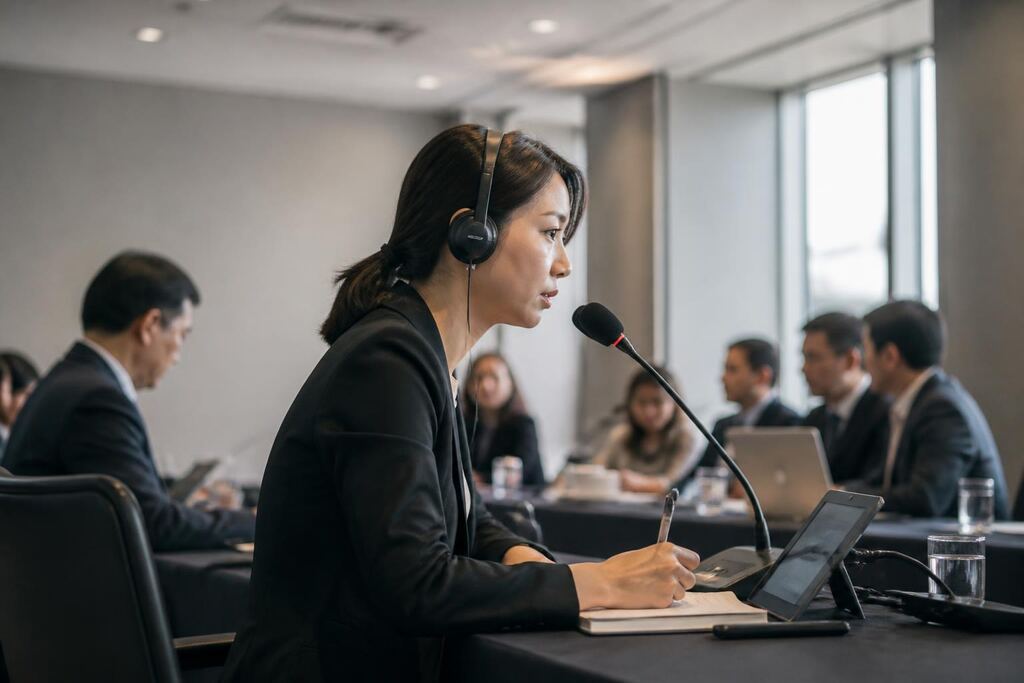 서울 양천구 동시·순차통역 이미지
