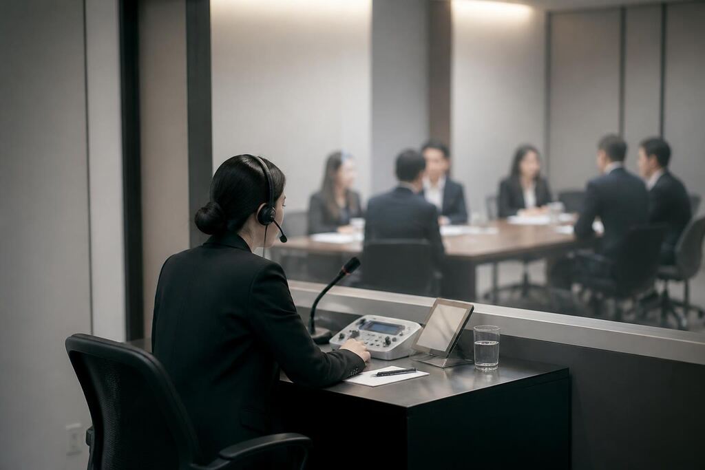 서울 구로구 동시·순차통역 이미지