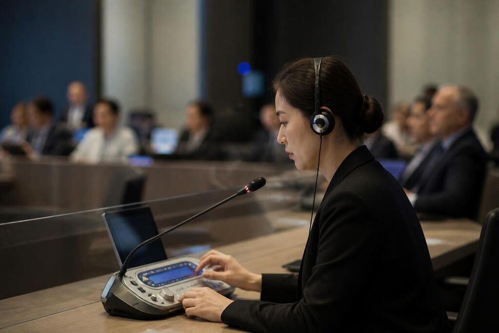 서울 영등포구 동시·순차통역 이미지