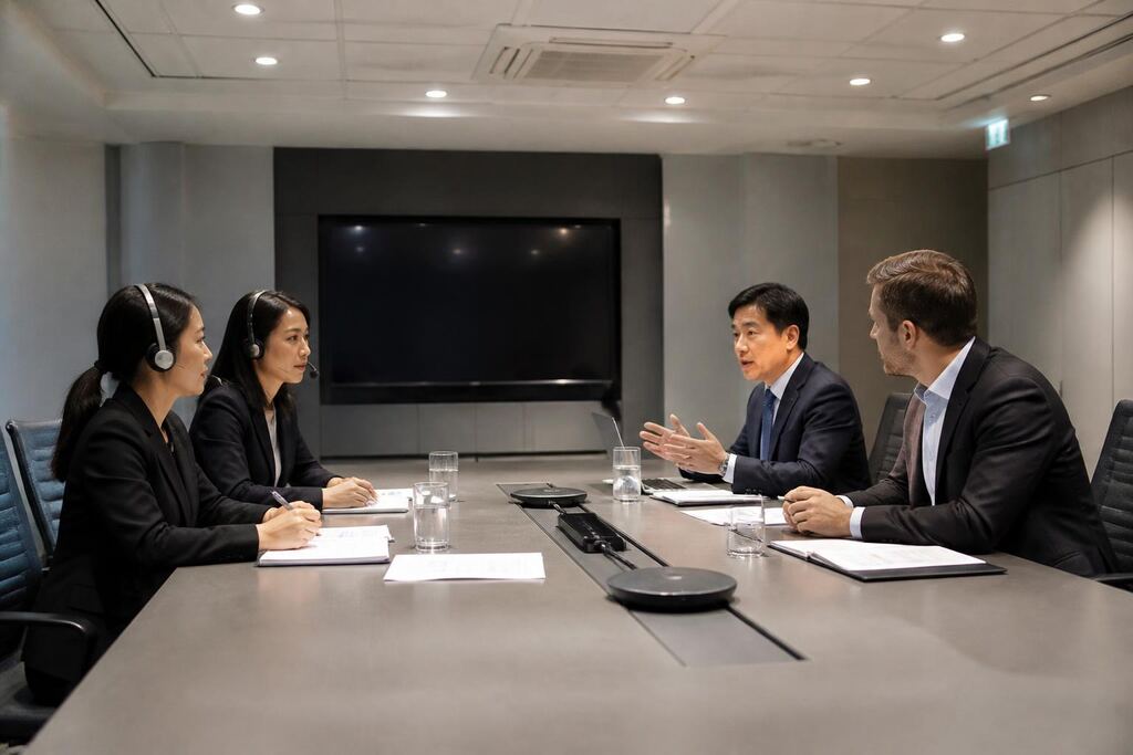 서울 영등포구 동시·순차통역 작업 범위와 현장 조건 이미지