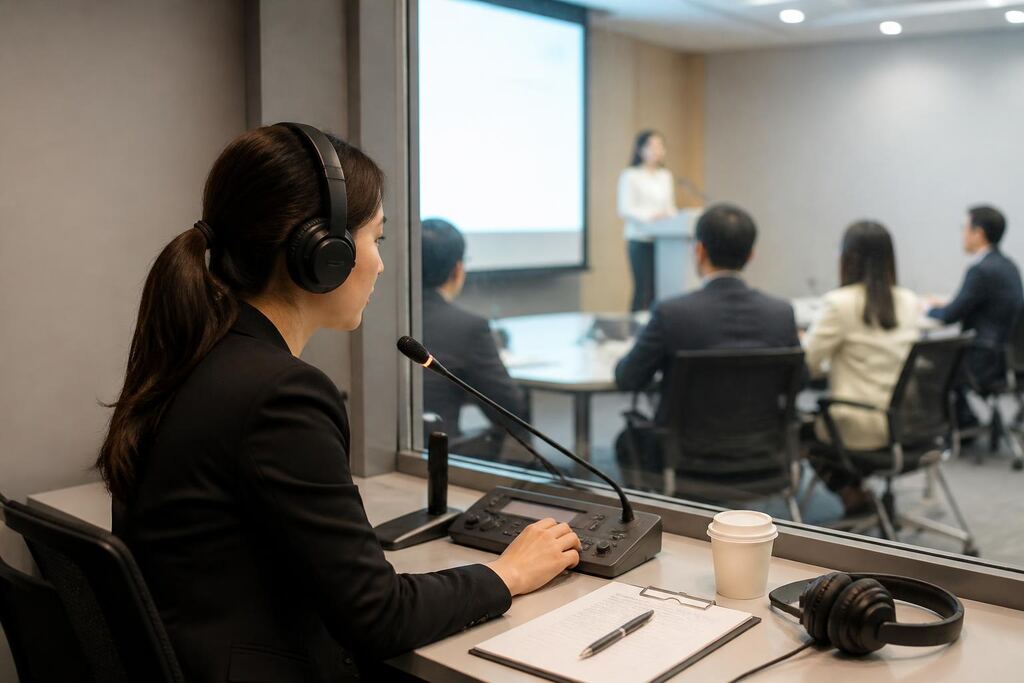 서울 서초구 동시·순차통역 이미지