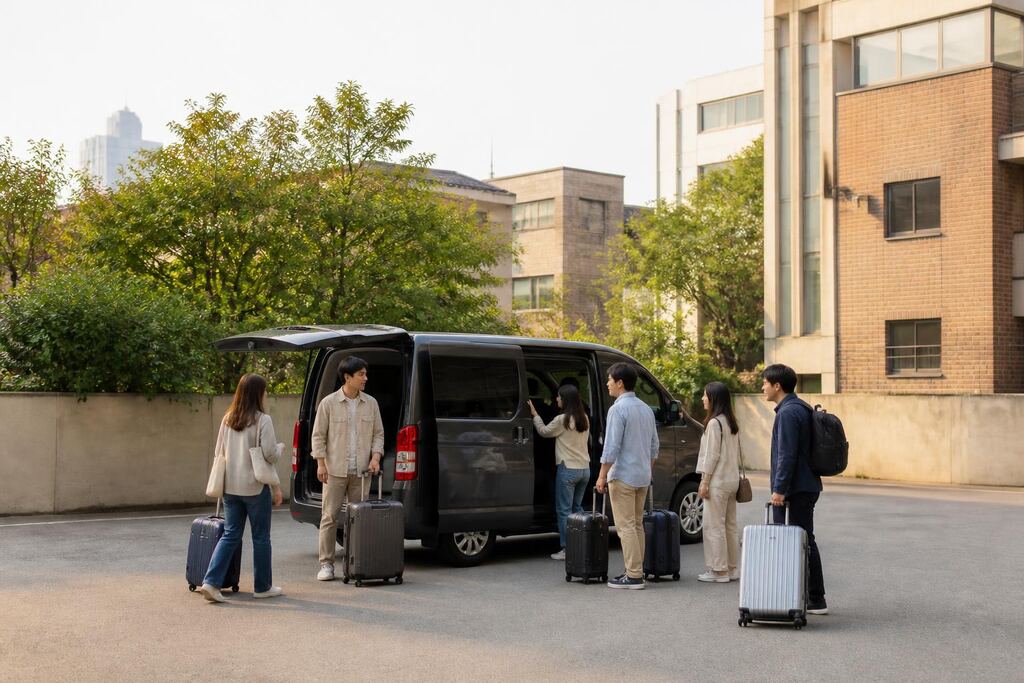 서울 성동구 단체 이동 이미지