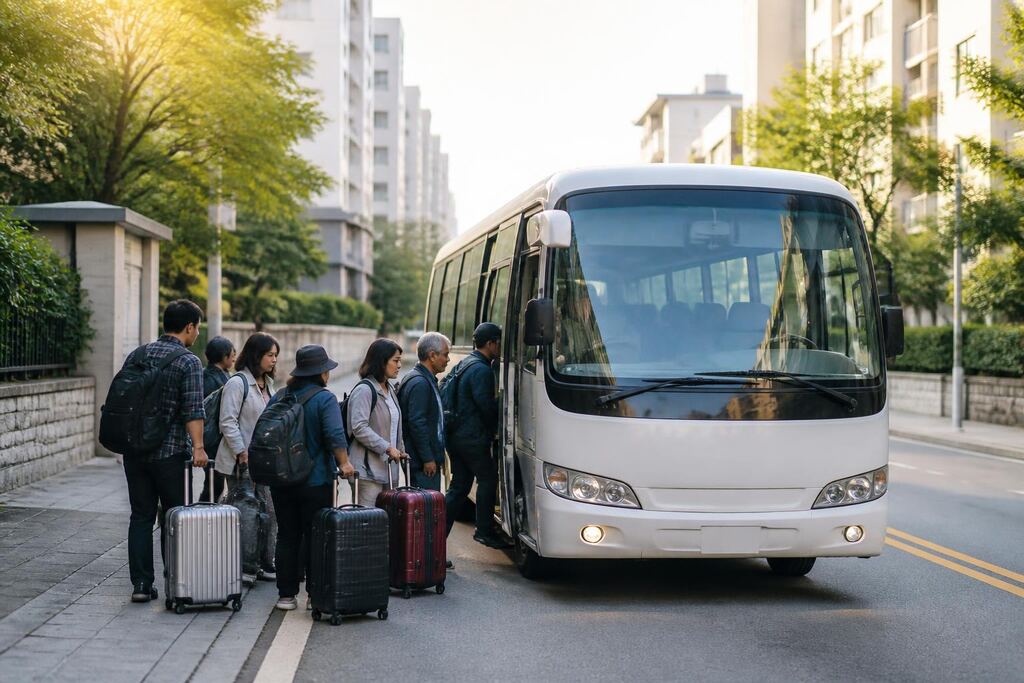 서울 도봉구 단체 이동 이미지