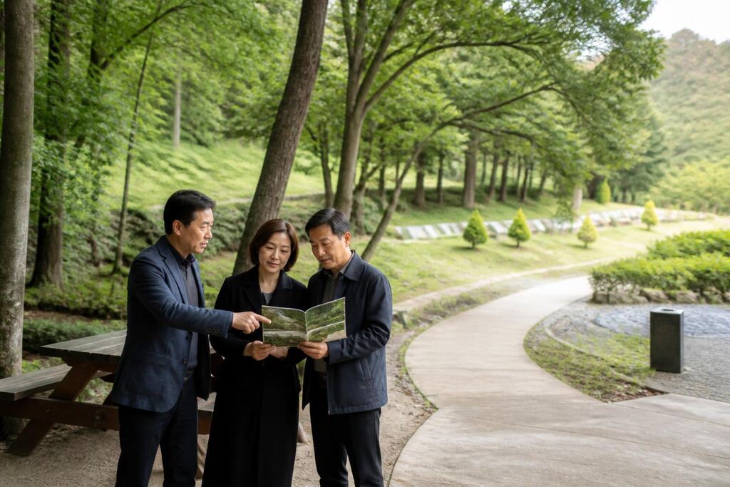 서울 은평구 수목장 작업 범위와 현장 조건 이미지