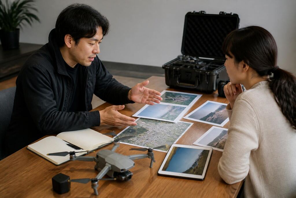 서울 용산구 드론 촬영 작업 범위와 현장 조건 이미지