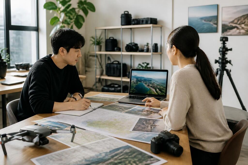 서울 광진구 드론 촬영 작업 범위와 현장 조건 이미지