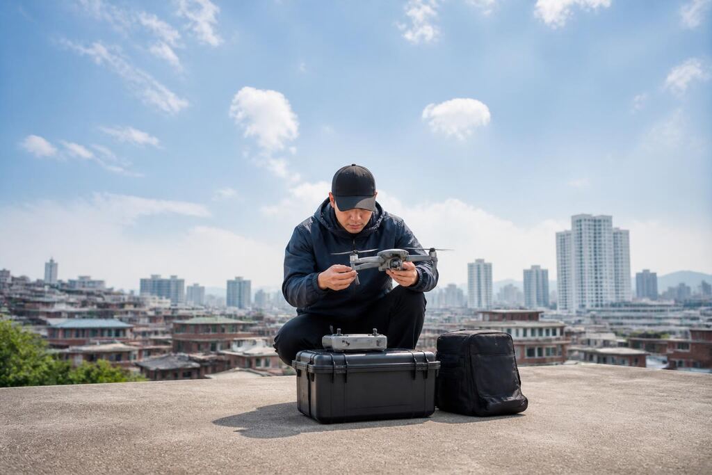 서울 은평구 드론 촬영 이미지