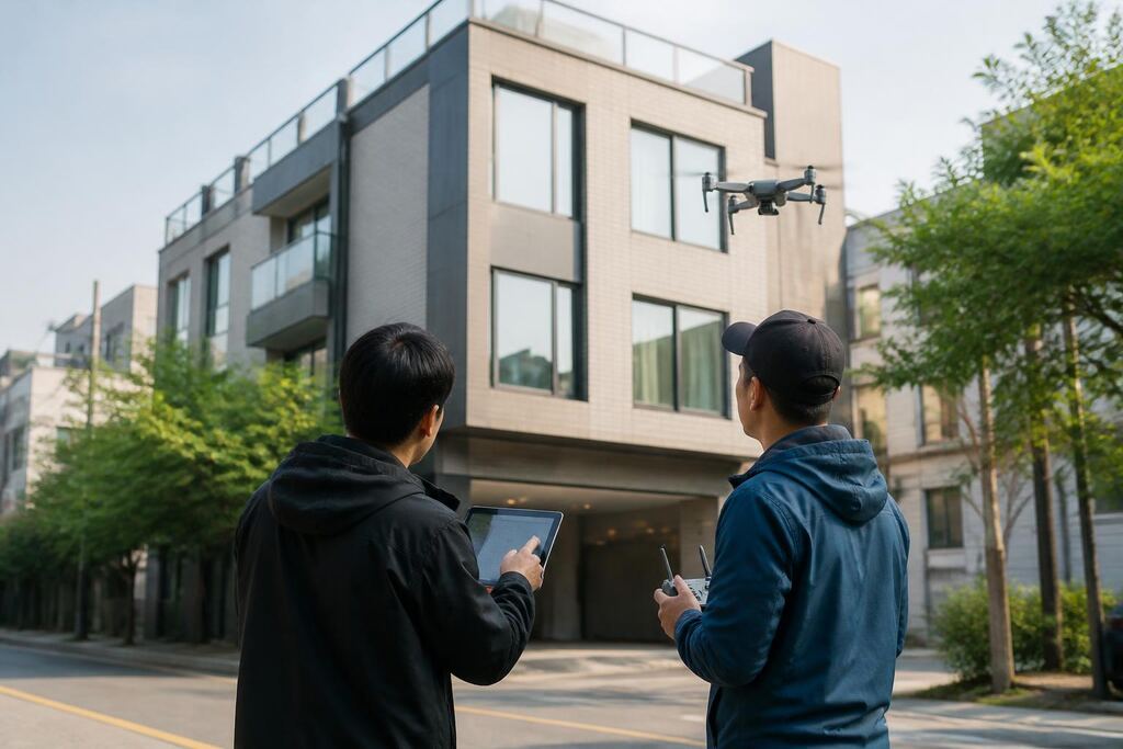 서울 구로구 드론 촬영 이미지