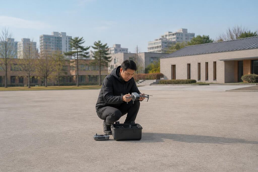서울 서초구 드론 촬영 이미지