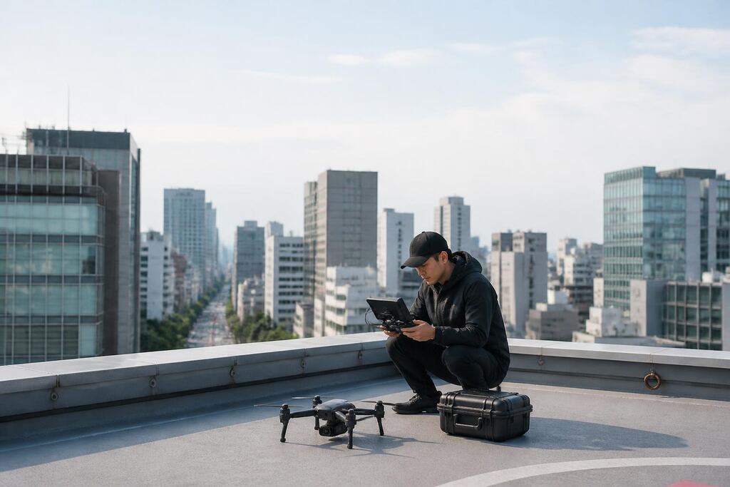 서울 강남구 드론 촬영 이미지