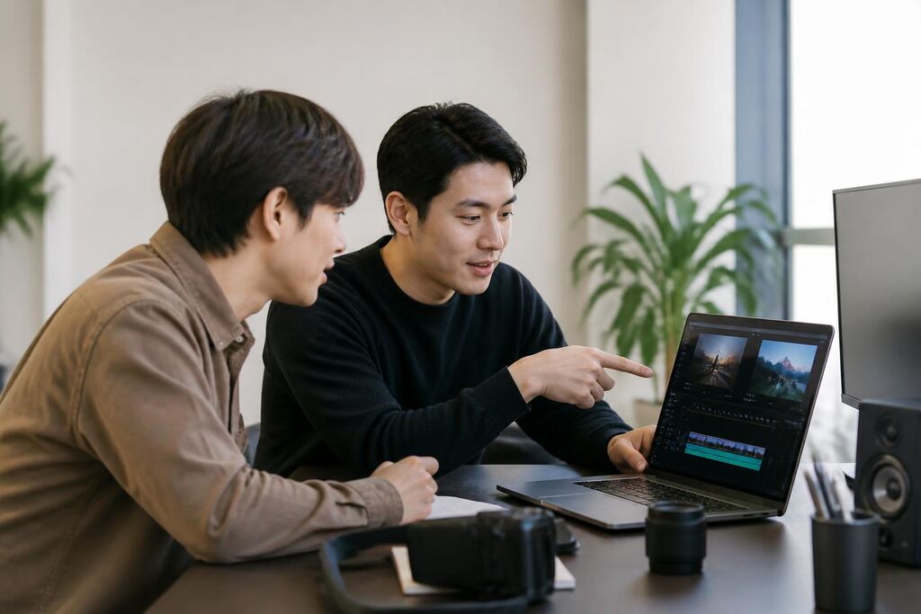 서울 도봉구 영상 편집 이미지