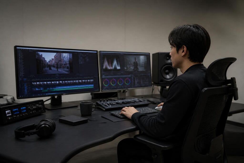 서울 도봉구 영상 편집 작업 범위와 현장 조건 이미지