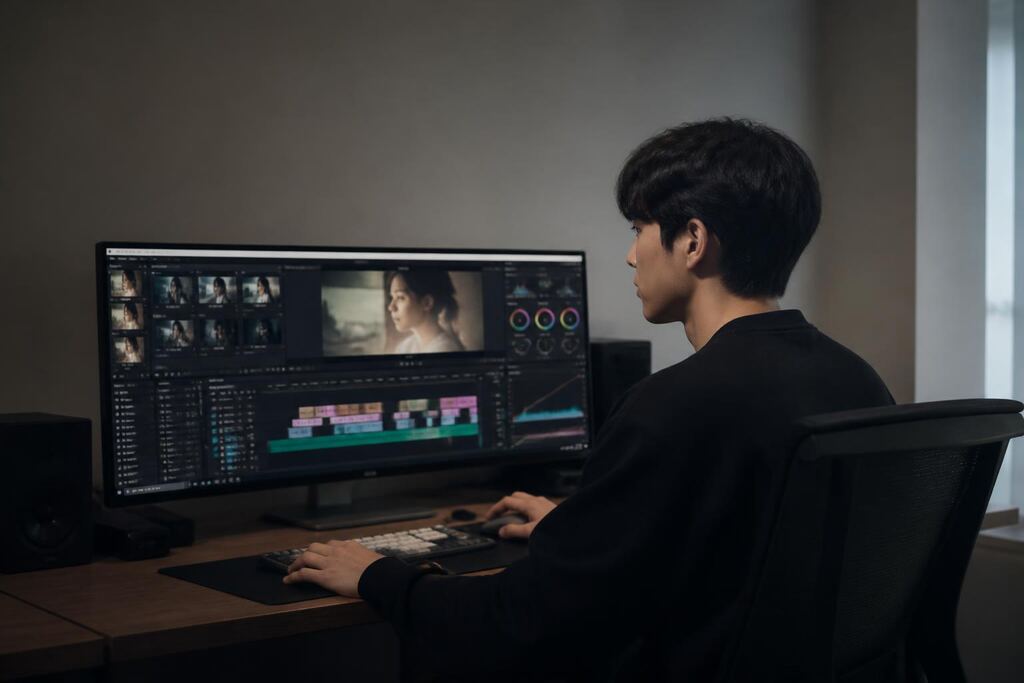 서울 관악구 영상 편집 이미지