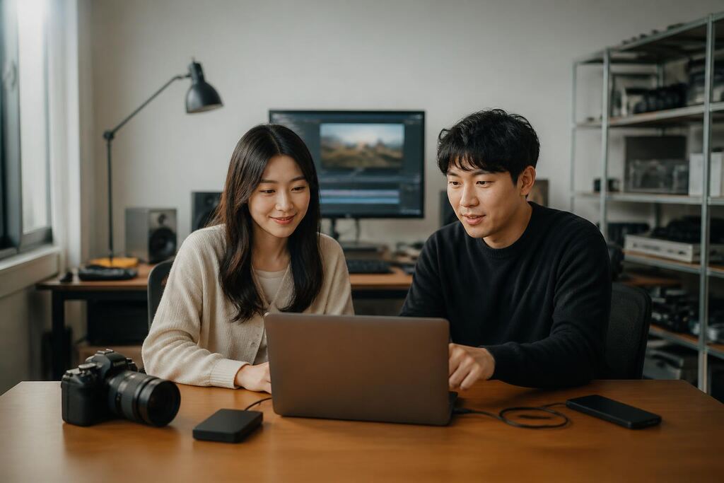 서울 송파구 영상 편집 이미지