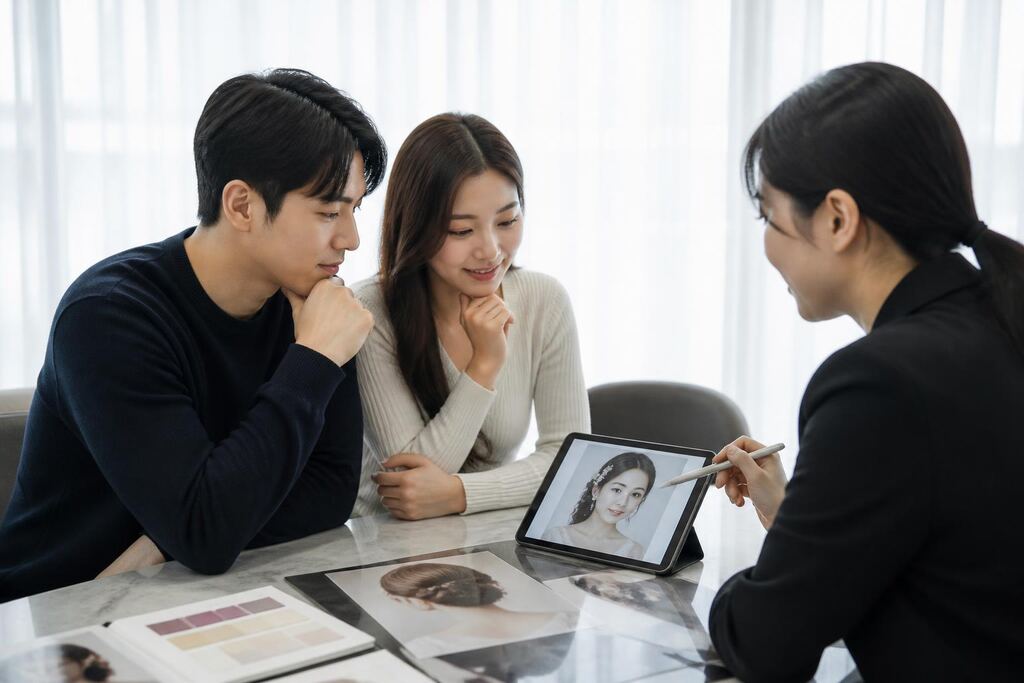 서울 금천구 웨딩 메이크업 작업 범위와 현장 조건 이미지