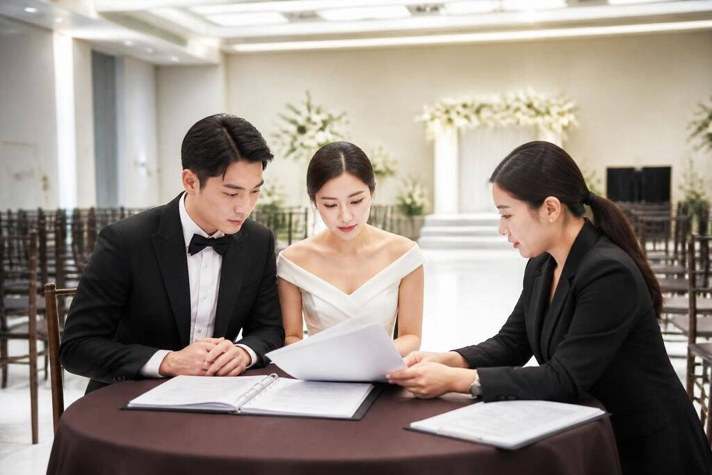 서울 성동구 웨딩 사회자 작업 범위와 현장 조건 이미지