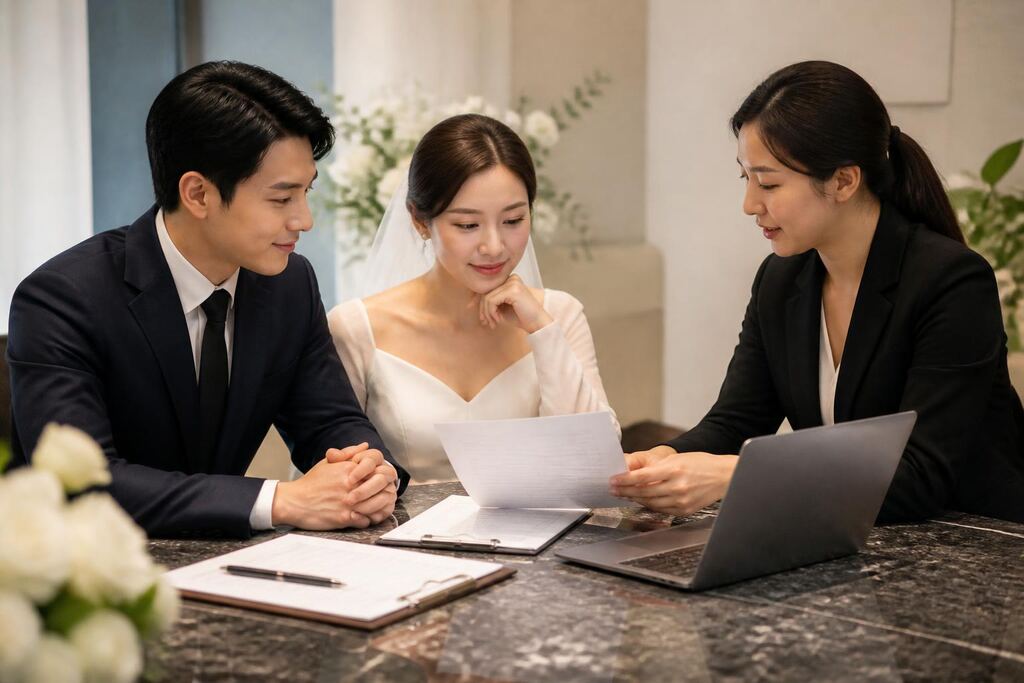서울 중랑구 웨딩 사회자 작업 범위와 현장 조건 이미지