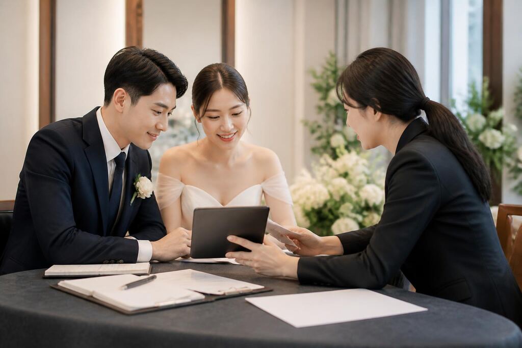 서울 성북구 웨딩 사회자 작업 범위와 현장 조건 이미지