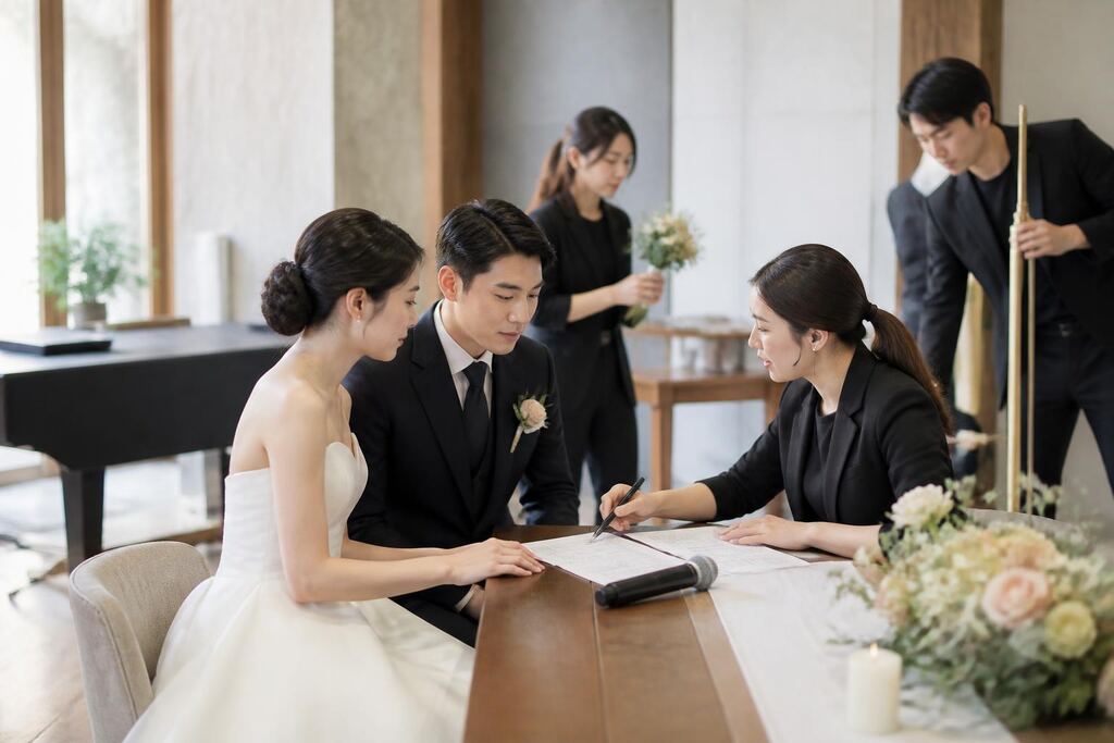 서울 강북구 웨딩 사회자 작업 범위와 현장 조건 이미지