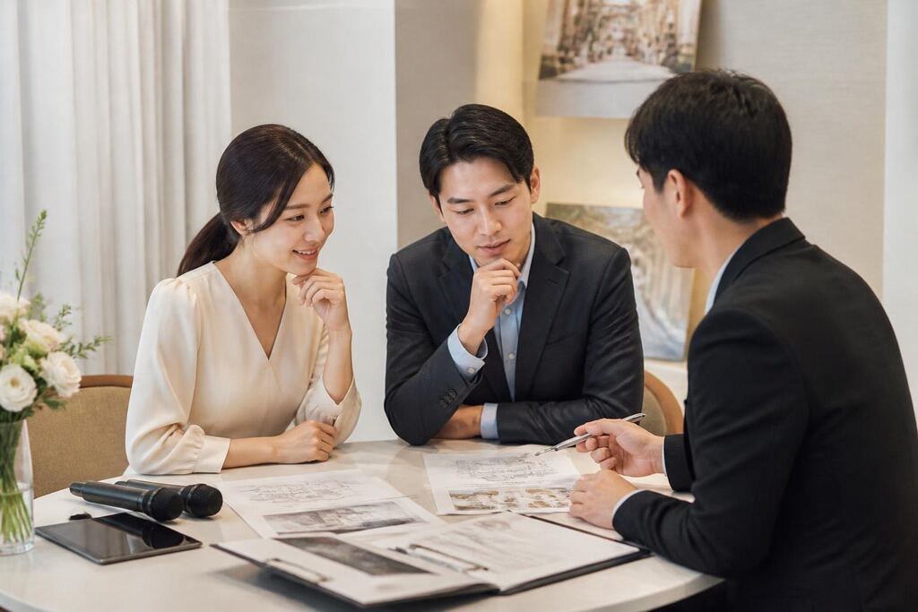 서울 금천구 웨딩 사회자 작업 범위와 현장 조건 이미지