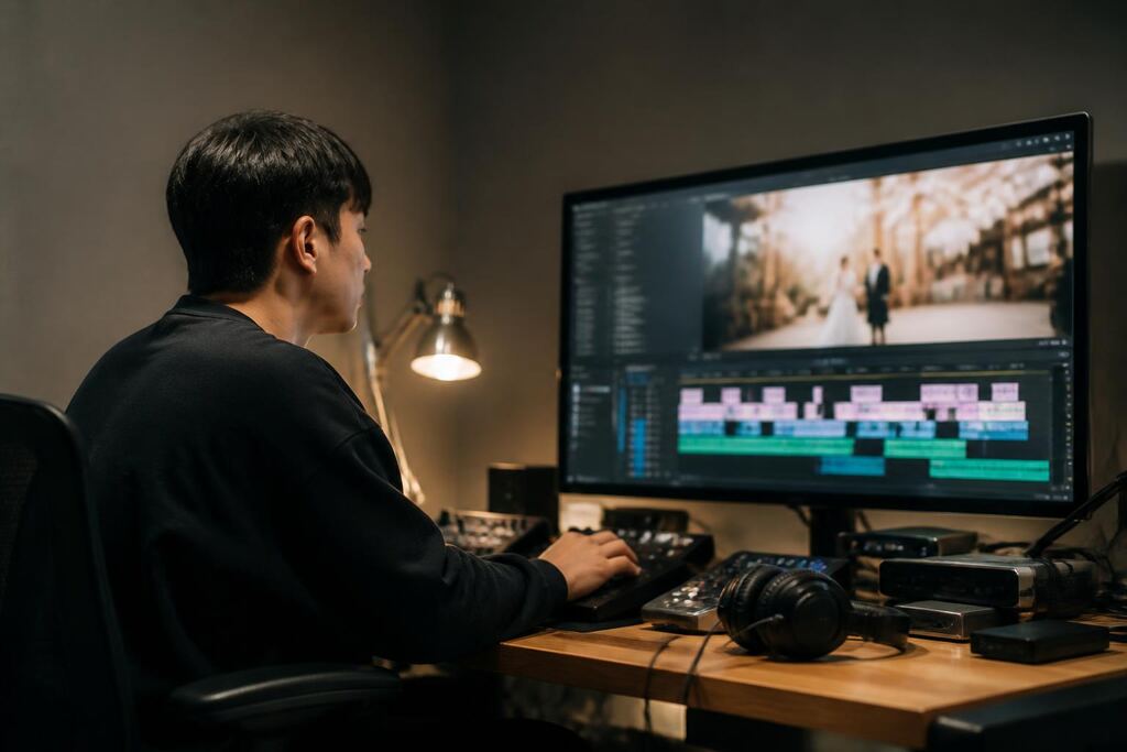 서울 중구 웨딩 영상·본식 DVD 작업 범위와 현장 조건 이미지