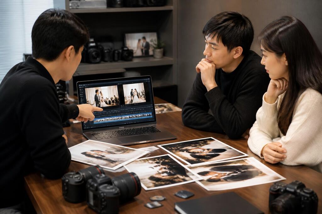 서울 성북구 웨딩 영상·본식 DVD 작업 범위와 현장 조건 이미지