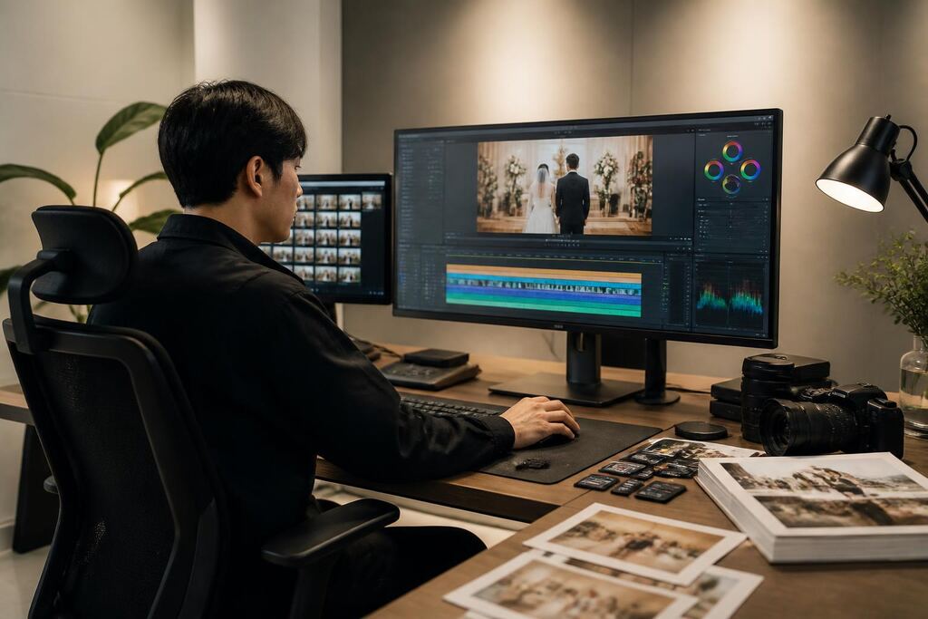 서울 서대문구 웨딩 영상·본식 DVD 작업 범위와 현장 조건 이미지