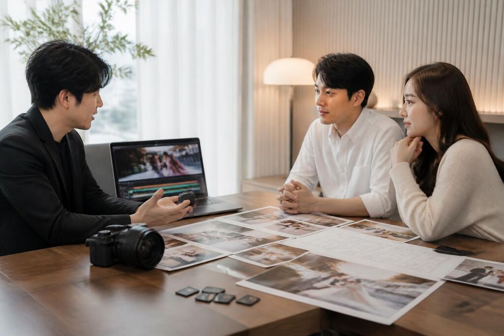 서울 양천구 웨딩 영상·본식 DVD 작업 범위와 현장 조건 이미지