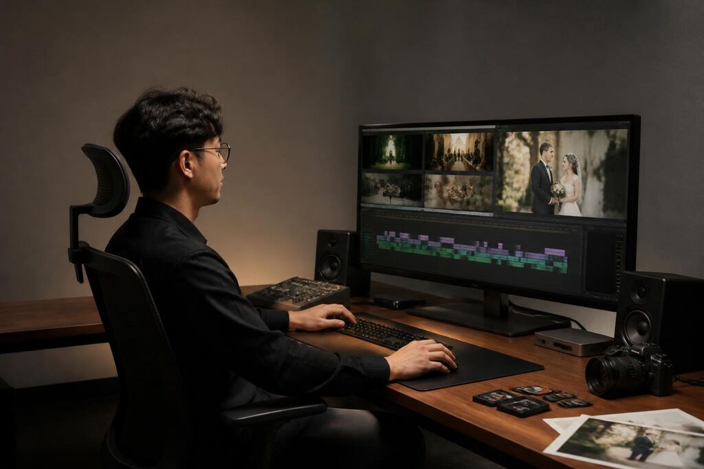 서울 관악구 웨딩 영상·본식 DVD 작업 범위와 현장 조건 이미지
