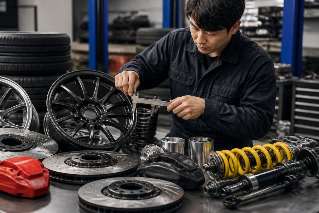 자동차 튜닝 서비스 작업 범위와 현장 조건 이미지
