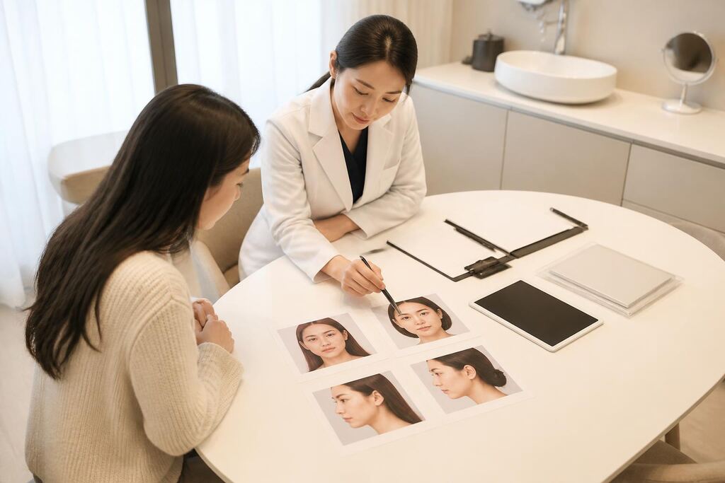 안면윤곽 견적 비교와 선택 정보 이미지