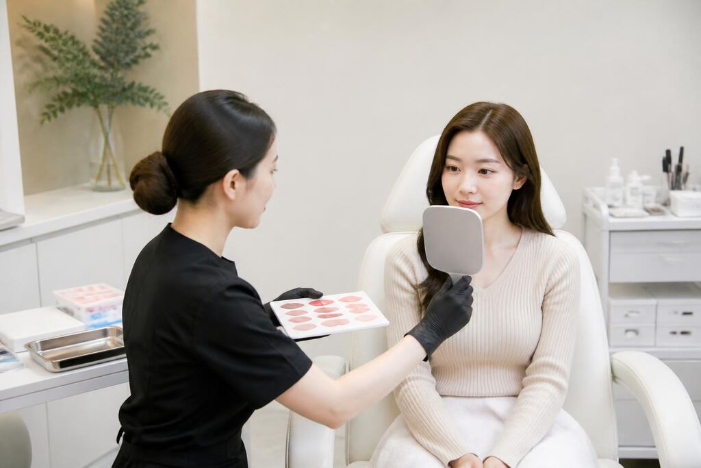 입술 반영구 서비스 작업 범위와 현장 조건 이미지