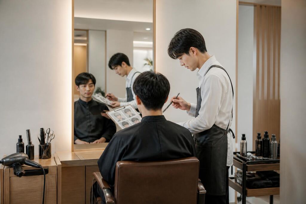 남성 헤어 대표 이미지