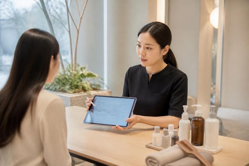 두피·헤드스파 서비스 작업 범위와 현장 조건 이미지