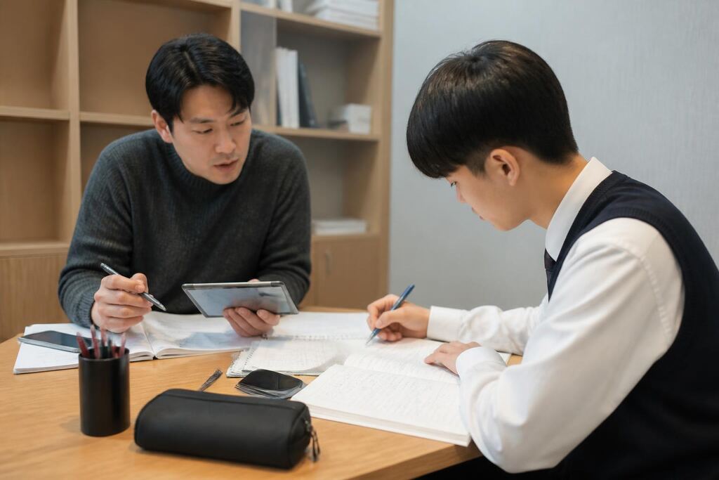 고등 과외 서비스 작업 범위와 현장 조건 이미지