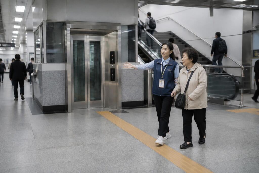귀가·생활동행 서비스 작업 범위와 현장 조건 이미지