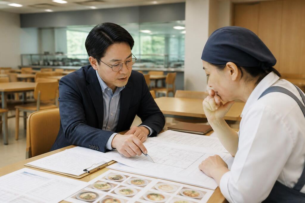 급식서비스 견적 비교와 선택 정보 이미지
