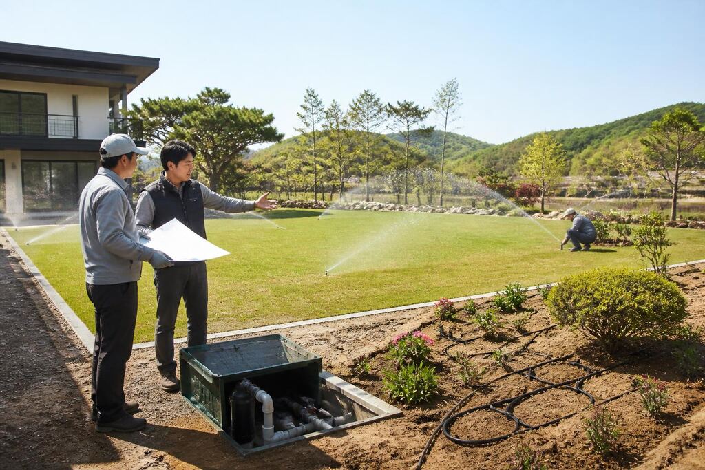 정원 배수·관수 시공 견적 비교와 선택 정보 이미지