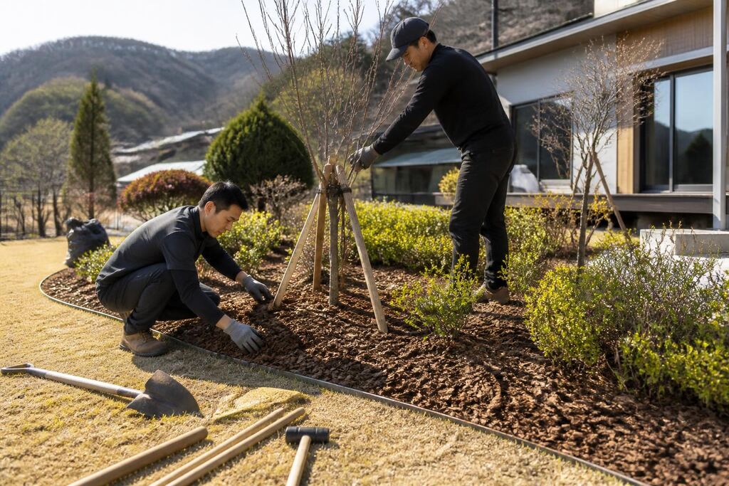 조경 식재공사 견적 비교와 선택 정보 이미지