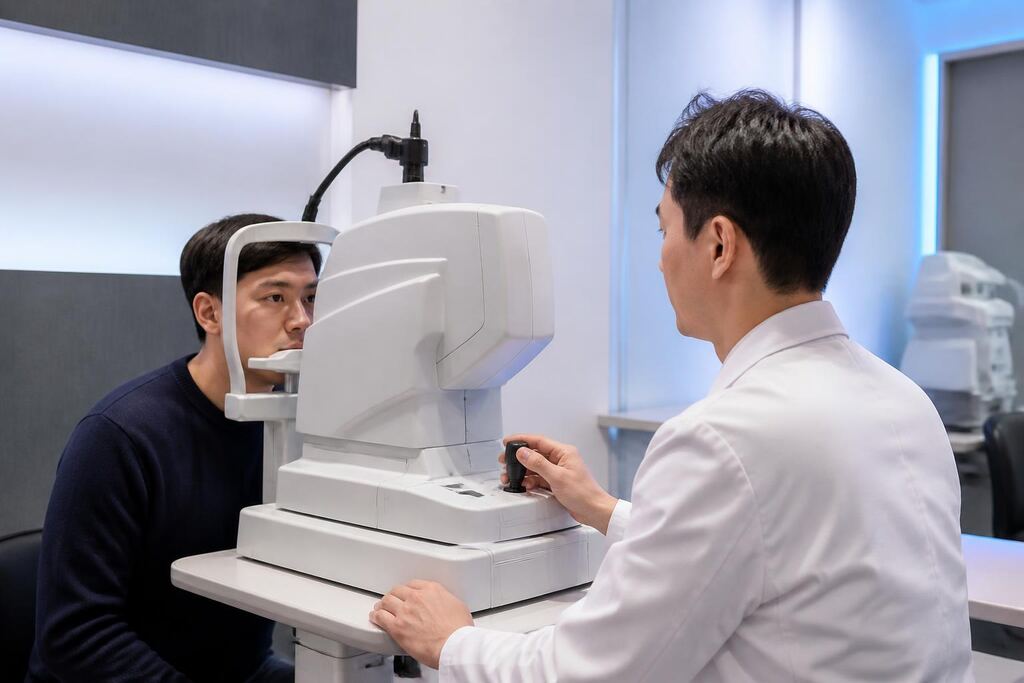 시력교정 서비스 작업 범위와 현장 조건 이미지