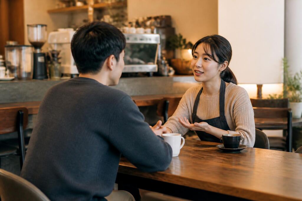 아르바이트 채용 서비스 작업 범위와 현장 조건 이미지