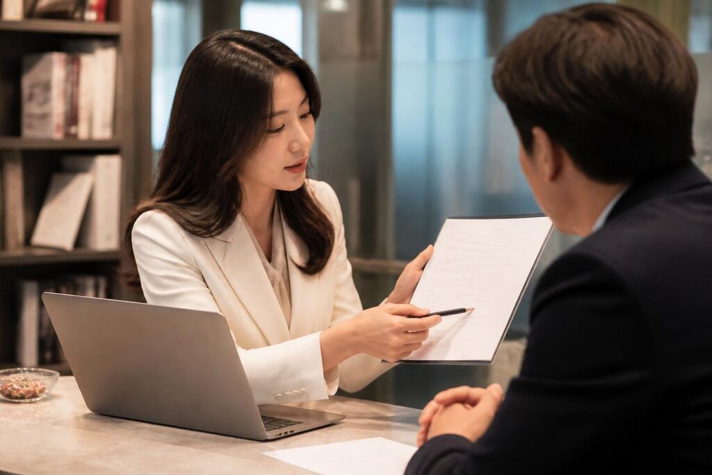 결혼정보 상담 서비스 작업 범위와 현장 조건 이미지