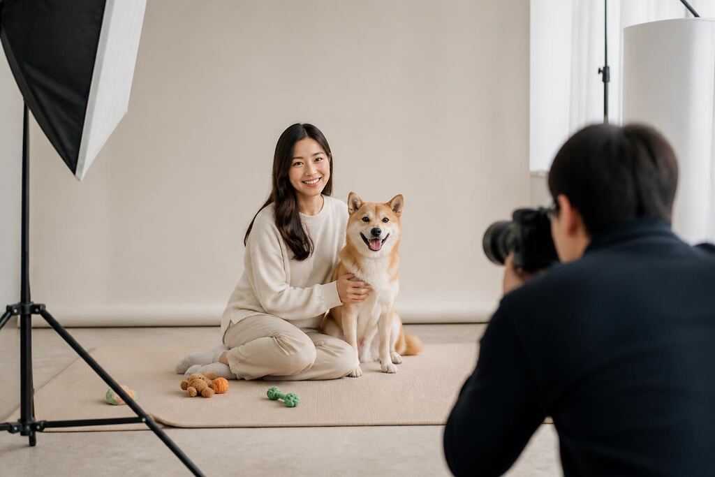 반려동물 촬영 서비스 대표 이미지