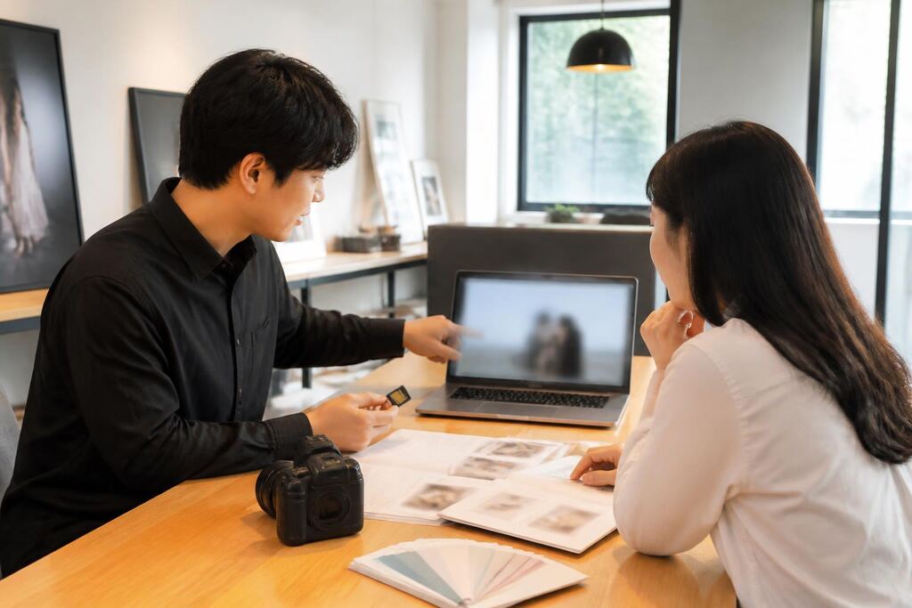 증명·취업 사진 서비스 작업 범위와 현장 조건 이미지